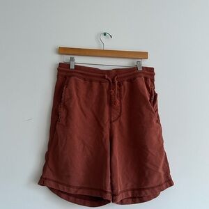 Free Planet Rust Cotton Shorts